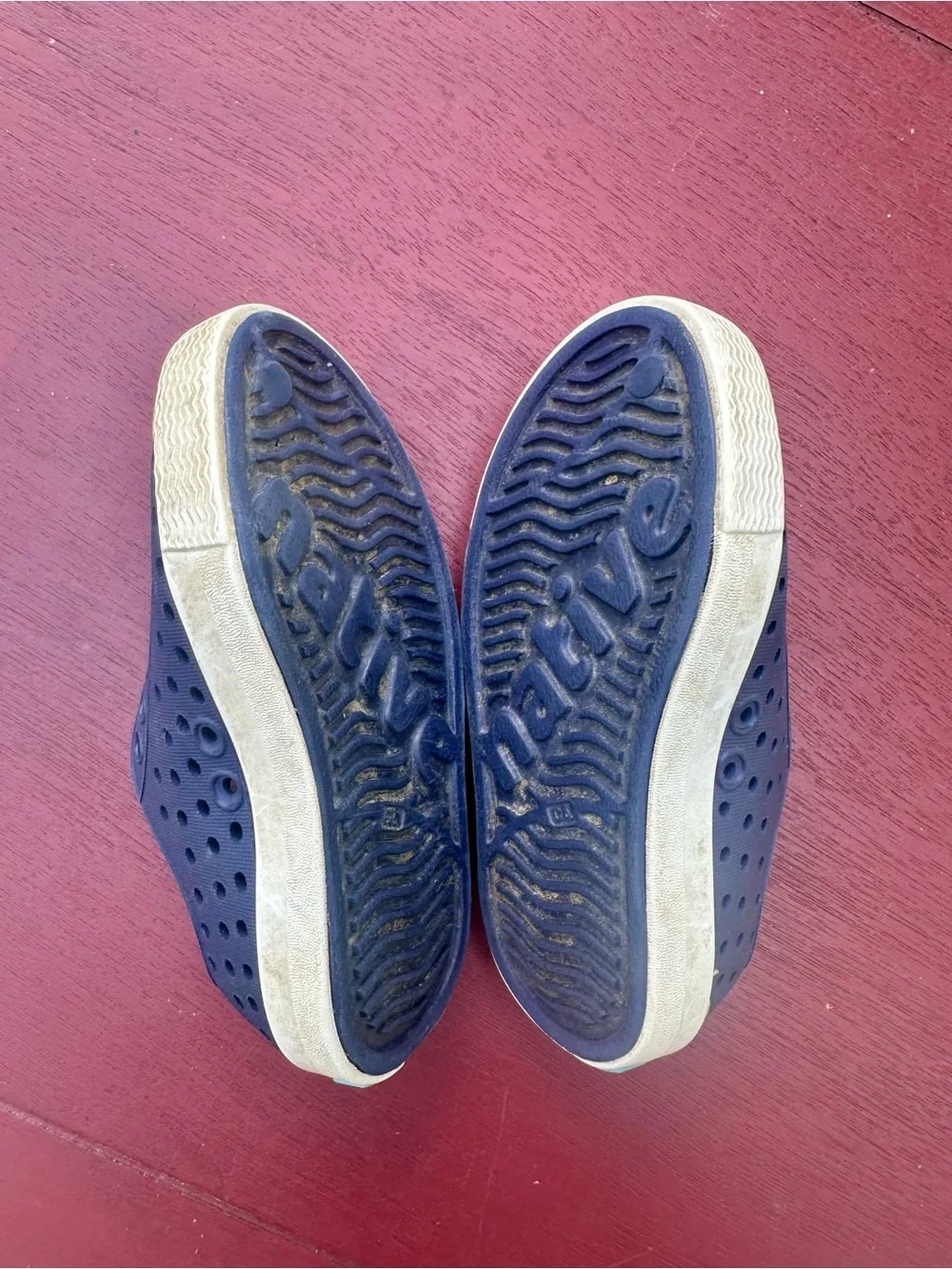 Native Jefferson Navy Slip-On Toddler Shoes